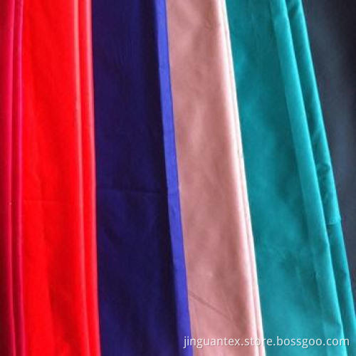 300T polyester taffeta fabric with cire for down jackets